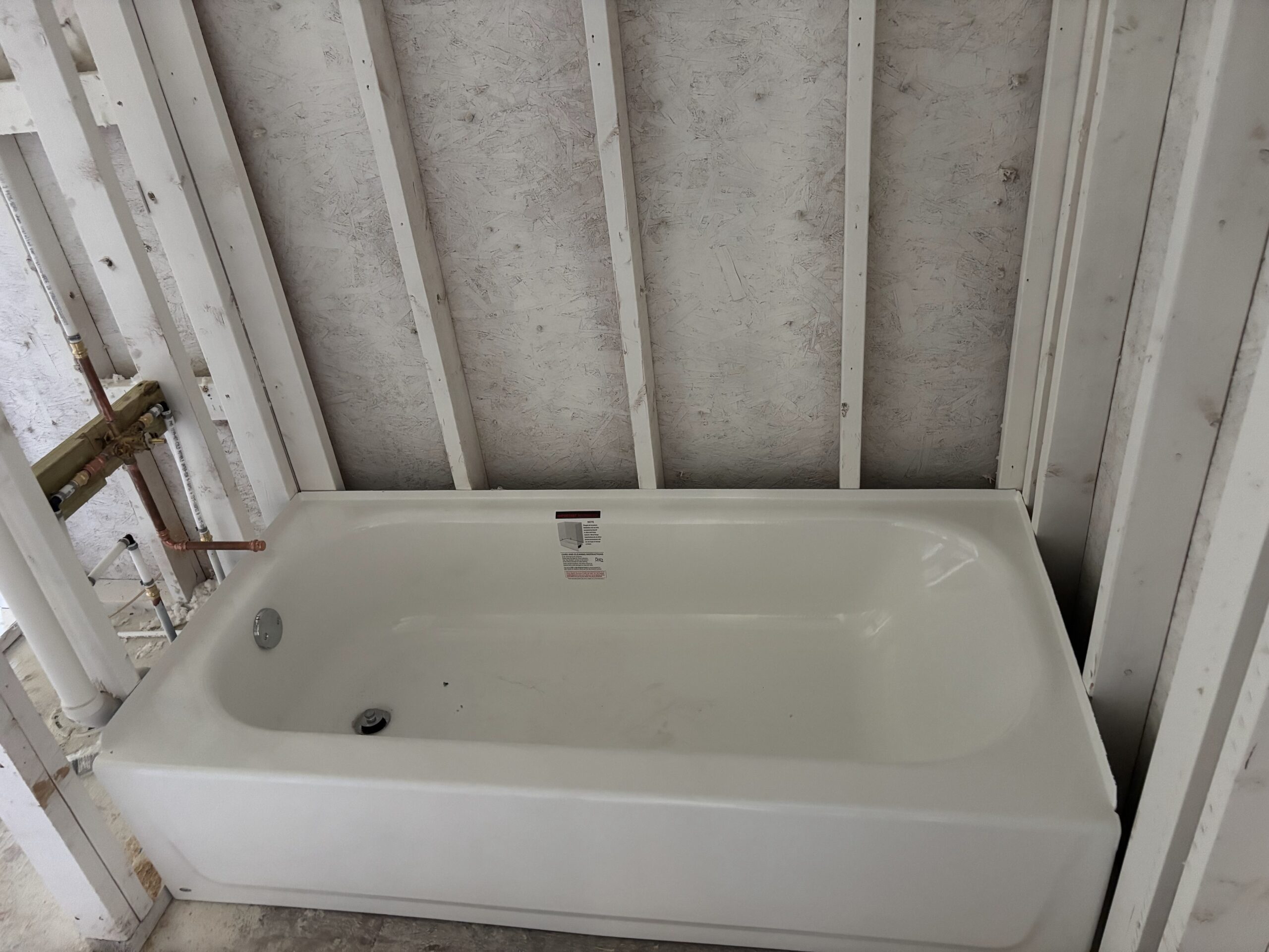 Bathtub Installation